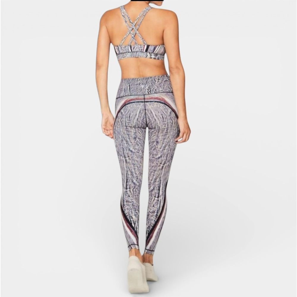 LULULEMON Leggings Women Size 4 Polychromatic Multi Black Wunder Under High-rise